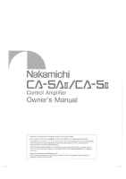 Nakamichi CA-5AII-Owners-Manual 